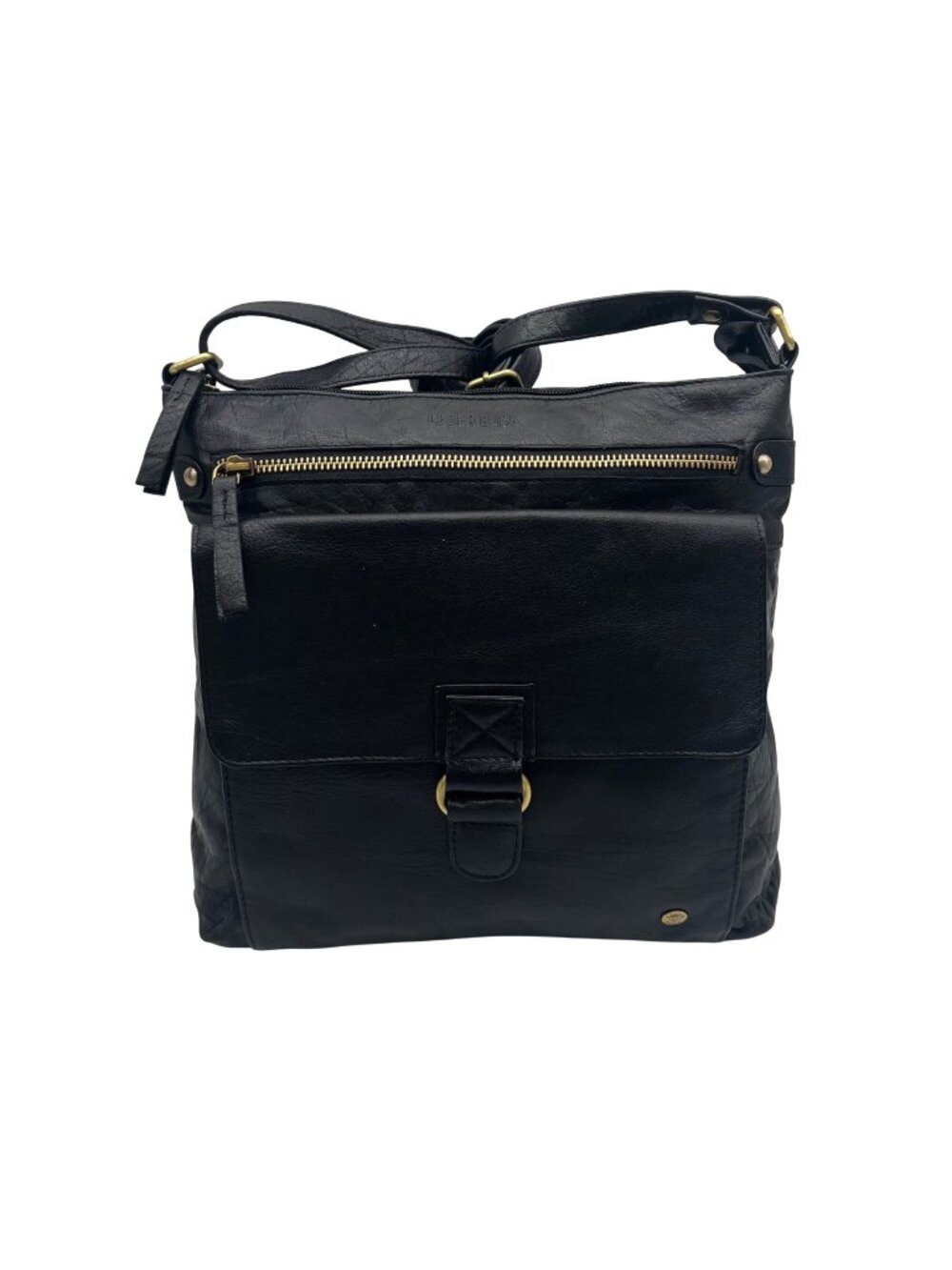 Leder Buck FatFace Ava Black Backpack